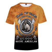 The End Of The Trail Native American 3D T Shirt LT10 - Wonder Print Shop