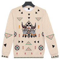 Native American Pride Bison Printed 3D Sweatshirts LT10 - Wonder Print Shop