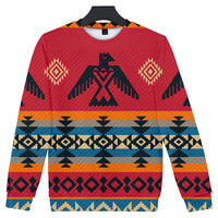 Red Thunderbird Native American 3D Sweatshirt LT10 - Wonder Print Shop
