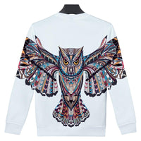 Owl Native American 3D Sweatshirt LT10 - Wonder Print Shop