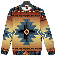 Native American Blue Pearl Pattern 3D Sweatshirt LT10 - Wonder Print Shop