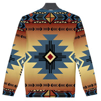 Native American Blue Pearl Pattern 3D Sweatshirt LT10 - Wonder Print Shop