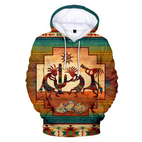 Kokopelli Myth Native American All Over Hoodie LT10 - Wonder Print Shop
