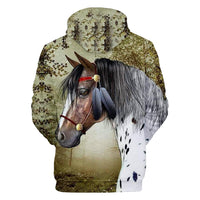 Warrior Horse Native American All Over Hoodie LT10 - Wonder Print Shop