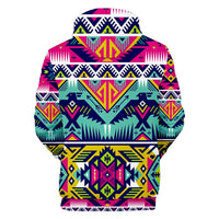 Thunder Bird Pattern Native American All Over Hoodie LT10 - Wonder Print Shop