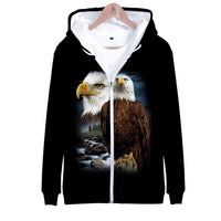 Eagle Native American All Over Hoodie LT10 - Wonder Print Shop