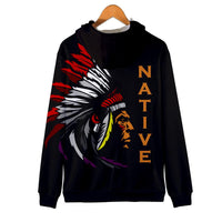 Chief Native American All Over Hoodie LT10 - Wonder Print Shop