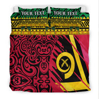 (Custom Personalised) Vanuatu Dreamy Bedding Set Flag and Pattern LT13 - Wonder Print Shop