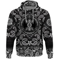Viking Hoodie Yggdrasil Tree Of Life In Tribal Celtic with Bandana Paisley Style RLT12 - Wonder Print Shop