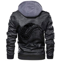 Viking Yin and Yang In Celtic Style Leather Jacket RLT12 - Wonder Print Shop