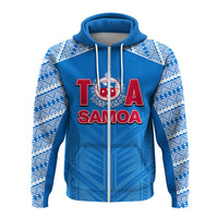 Toa Samoa Rugby Hoodie Blue Sky Jersey 2022 LT6 - Wonder Print Shop