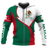 Mexico Green And Red Style Personalized Hoodie - Wonder Print Shop