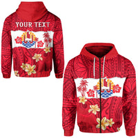 Custom Tahiti Polynesian Zip Hoodie Mythical Destination LT13 - Wonder Print Shop