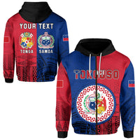 Custom TokoUso Zip Hoodie Tonga Samoa Together LT13 - Wonder Print Shop