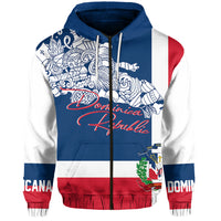 Dominican Republic Hoodie Independence Day Flag Style - Wonder Print Shop