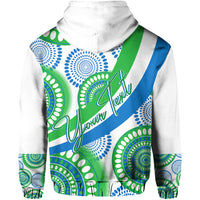 Sierra Leone Custom Hoodie Ankara Style - Wonder Print Shop