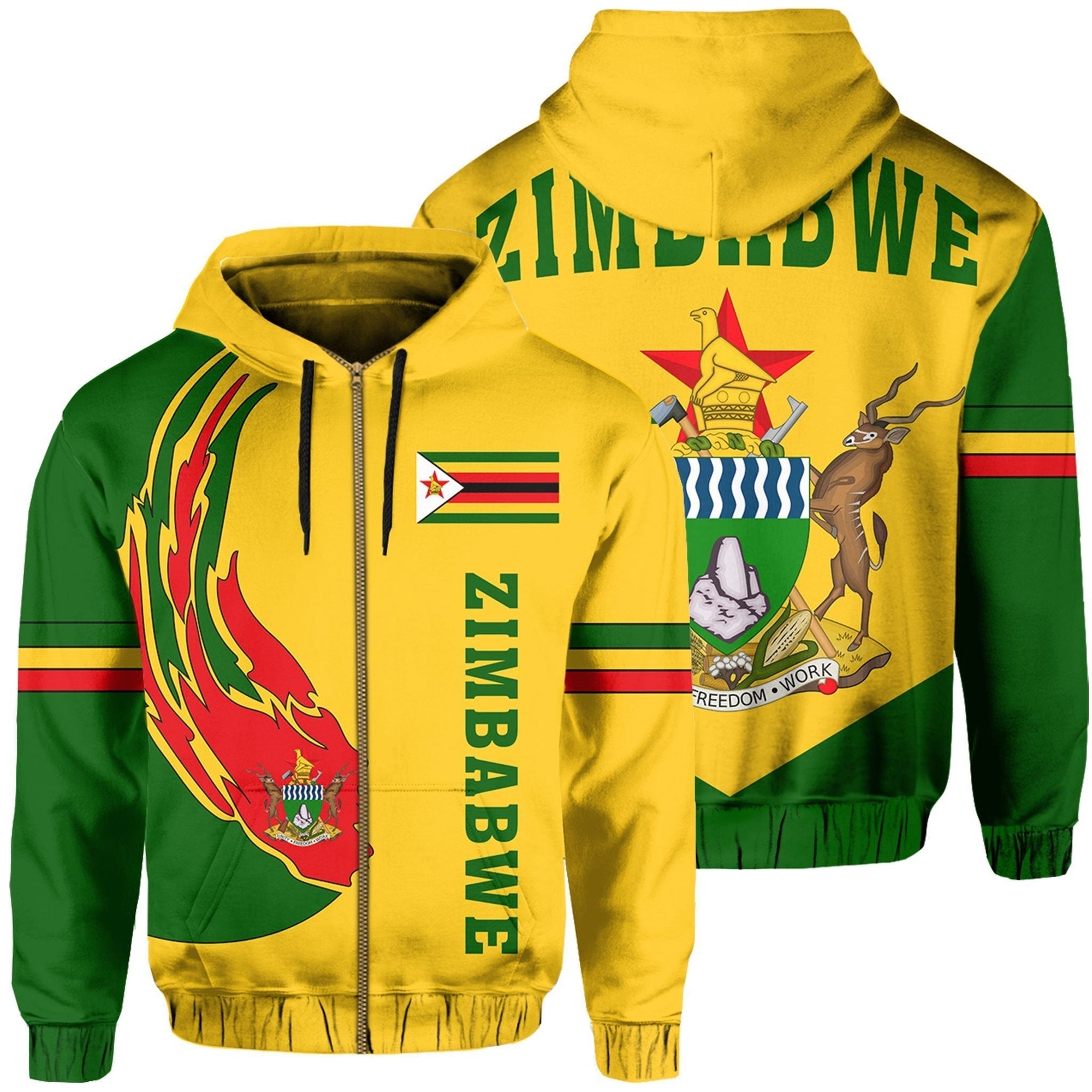 african-hoodie-zimbabwe-flag-coat-of-arms-hoodie-zip-ball-style