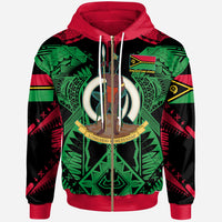 Vanuatu Hoodie Vanuatu "Long God yumi stanap" Polynesian Pride Hoodie LT10 - Wonder Print Shop