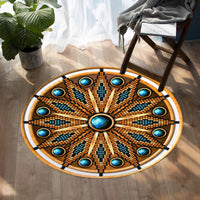naumaddic-arts-blue-stone-rosette-native-american-design-round-carpet