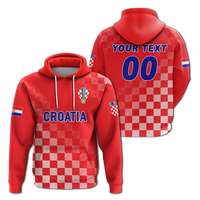 Custom Croatia Hoodie Football 2022 Champions Pride Red LT12 - Wonder Print Shop