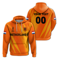 Custom Netherlands Football 2022 Champions Pride Hoodie LT12 - Wonder Print Shop