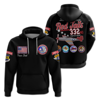 Custom Tuskegee Airmen The Red Tails Pride Hoodie LT12 - Wonder Print Shop