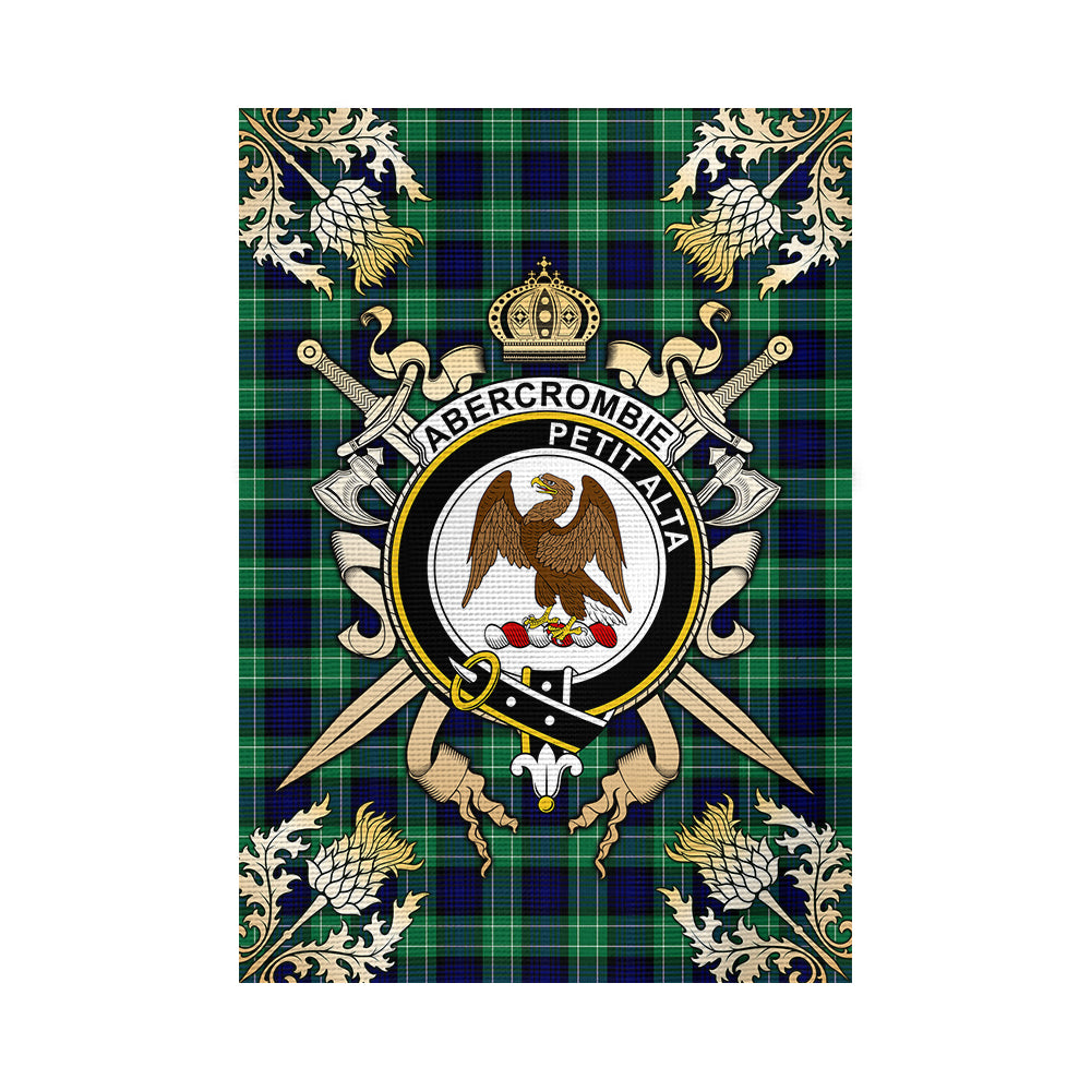 scottish-abercrombie-clan-crest-gold-courage-sword-tartan-garden-flag