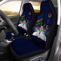 OES Car Seat Cover African Patterns OES Logo Car Seat Cover RLT7 - Wonder Print Shop