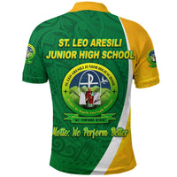 St. Leo Aresili Junior High School Polo Shirt Simple Style LT8 - Wonder Print Shop