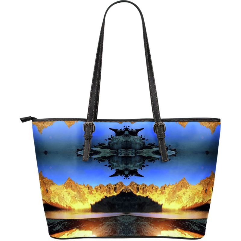 argentina-bariloche-sunrise-on-a-moutain-trail-large-leather-tote-bag