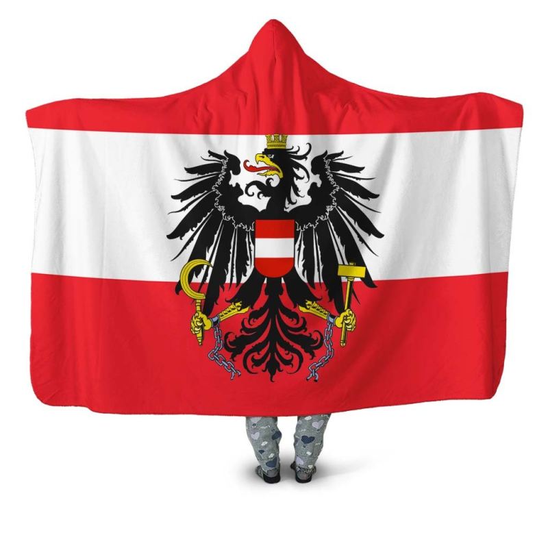 austria-coat-of-arms-hooded-blanket