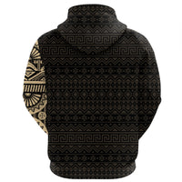 Inca Viracocha Zip Hoodie Tattoo Style - Wonder Print Shop