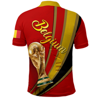 Belgium Polo Shirt Football 2022 LT2 - Wonder Print Shop