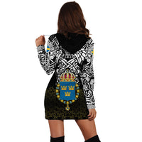 Viking Hoodie Dress Sweden Viking Symbol RLT12 - Wonder Print Shop