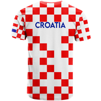 Croatia T Shirt Football 2022 LT2 - Wonder Print Shop