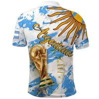 Argentina Polo Shirt Football 2022 LT2 - Wonder Print Shop