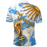Argentina Polo Shirt Football 2022 LT2 - Wonder Print Shop