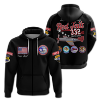 Custom Tuskegee Airmen The Red Tails Pride Hoodie LT12 - Wonder Print Shop