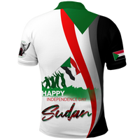 Sudan Happy Polo Shirt Independence Day LT2 - Wonder Print Shop