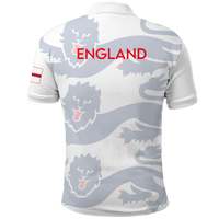England Polo Shirt Football 2022 LT2 - Wonder Print Shop