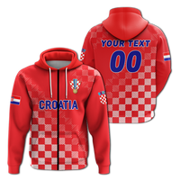 Custom Croatia Hoodie Football 2022 Champions Pride Red LT12 - Wonder Print Shop
