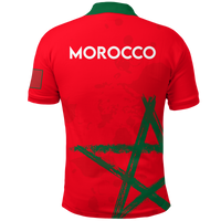 Morocco Polo Shirt Football 2022 LT2 - Wonder Print Shop