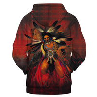 Animal and Warrior Native American All Over Hoodie LT10 - Wonder Print Shop