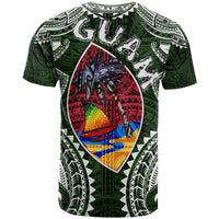 Guam T Shirt Custom Guam independence Day Wish You A Very Happy independence Day With Polynesian Patterns LT10 - Wonder Print Shop