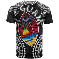 Guam T Shirt Custom Guam independence Day Wish You A Very Happy independence Day With Polynesian Patterns LT10 - Wonder Print Shop
