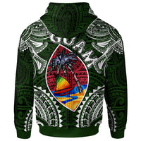 Guam Hoodie Custom Guam independence Day Wish You A Very Happy independence Day With Polynesian Patterns LT10 - Wonder Print Shop