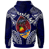 Guam Hoodie Custom Guam independence Day Wish You A Very Happy independence Day With Polynesian Patterns LT10 - Wonder Print Shop