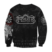 Viking Pullover Hoodie - American Viking Fenrir RLT12 - Wonder Print Shop