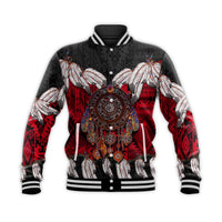(Custom Personalised) Native American Baseball Jacket Native Dreamcatcher LT6 - Wonder Print Shop