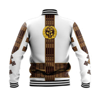 Eritrea Baseball Jacket Fancy Simple Tibeb Style - White LT8 - Wonder Print Shop